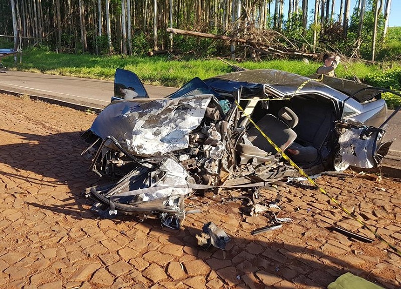 Em SC: Motorista perde a vida após colisão frontal