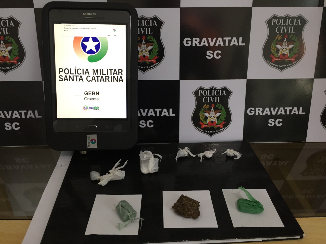 Operação “Família Segura” cumpre mandados de prisões em Gravatal