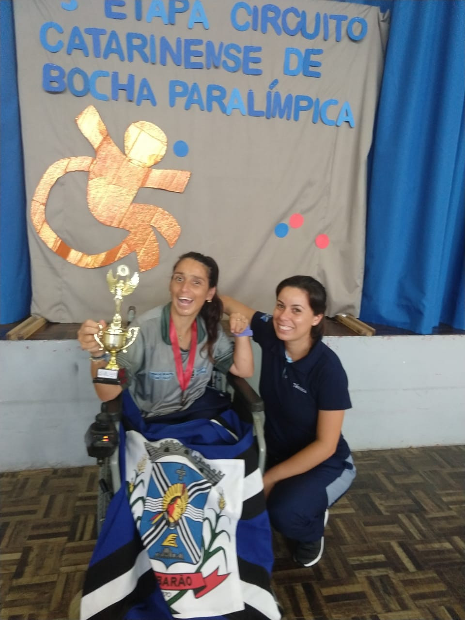 Paratleta tubaronense conquista bronze no Circuito Catarinense de Bocha Paralímpica