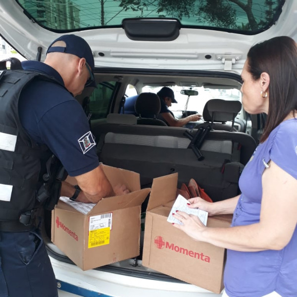 Guarda Municipal recupera caixas de medicamentos possivelmente furtadas