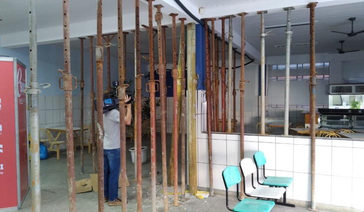 Prédio da Esucri é desinterditado para obras de recuperação