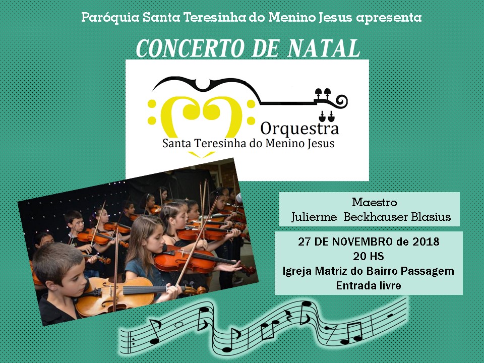 Concerto de Natal promete encantar o público