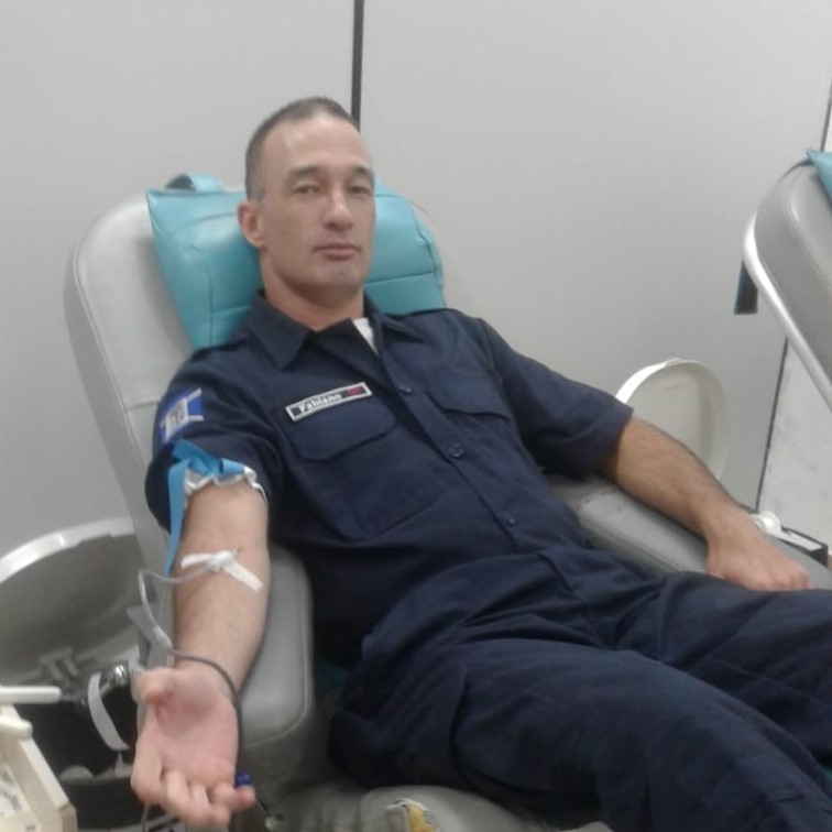 Guardas Municipais são voluntários na doação de sangue