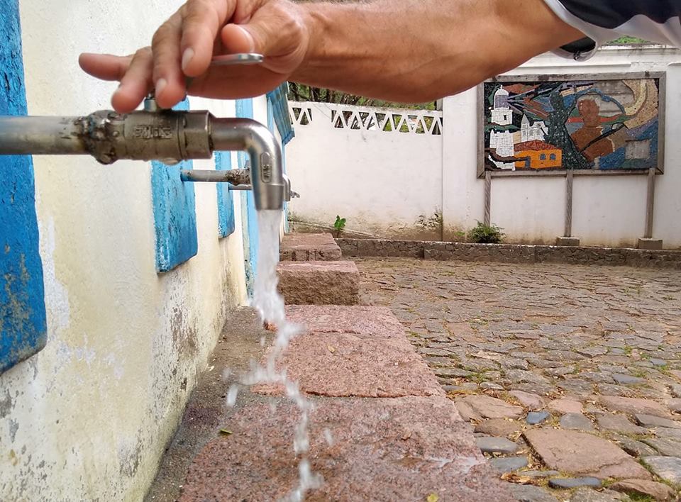 Fonte da Carioca é reaberta em Laguna