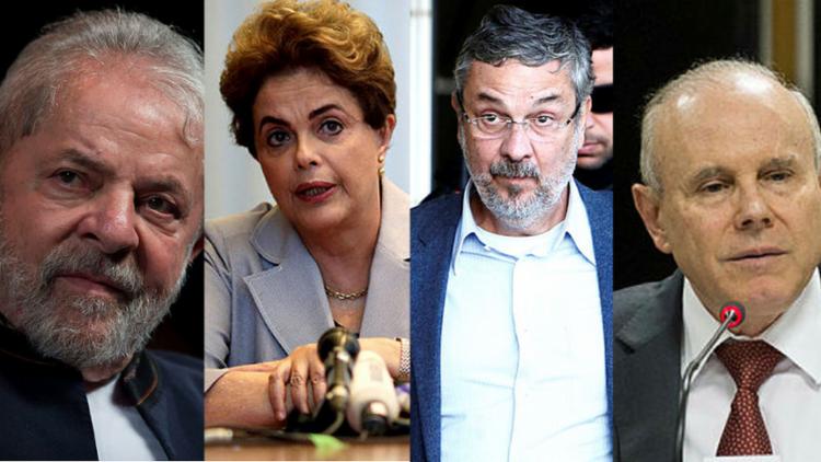 Lula, Dilma, Palocci e Mantega viram réus na Justiça Federal