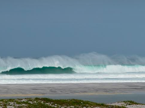Aviso marítimo: Vento forte e mar agitado no Litoral de SC