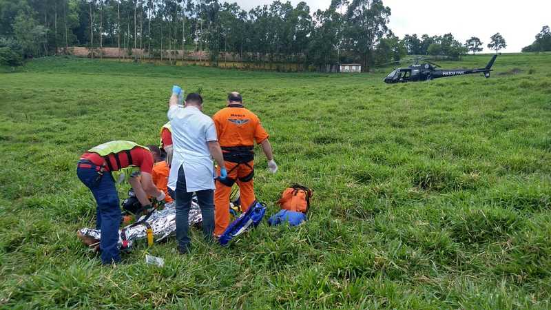 Em SC: Serviço Aéreo realiza mais um atendimento de urgência