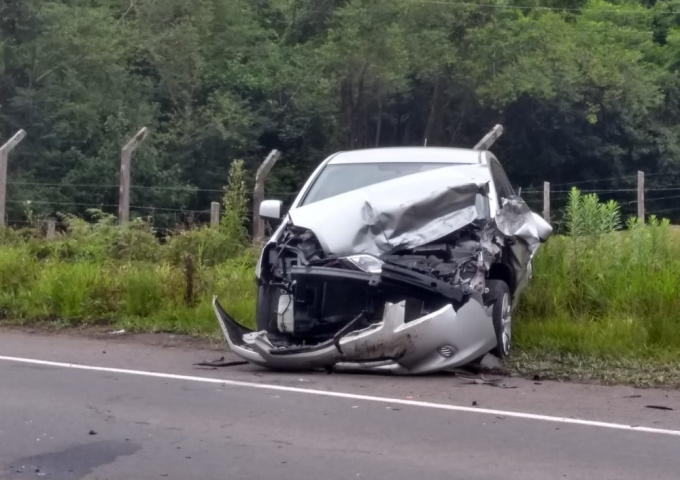 Criciúma: colisão traseira é registrada na SC-445