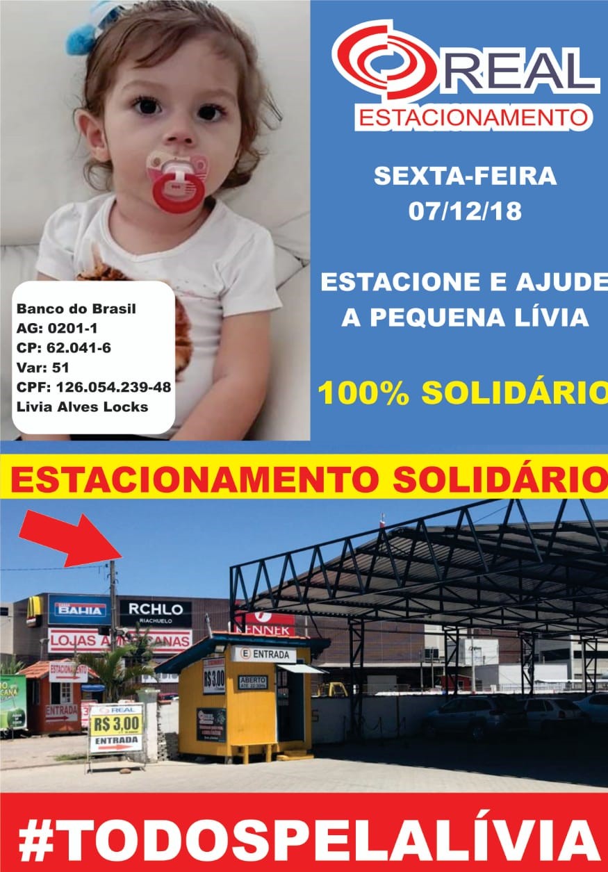 Luta pela sobrevivência: Hoje (7) é dia de ajudar uma menina guerreira!