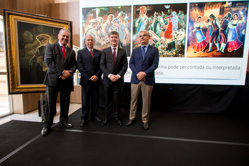 Telas de Willy Zumblick são destaque no novo prédio do MP/SC