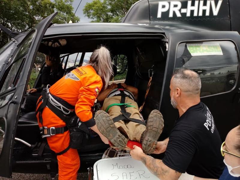 Em SC: Homem cai de caixa d’água no oeste