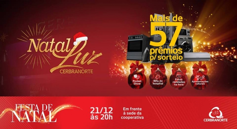 Cerbranorte promove Noite Especial de Natal