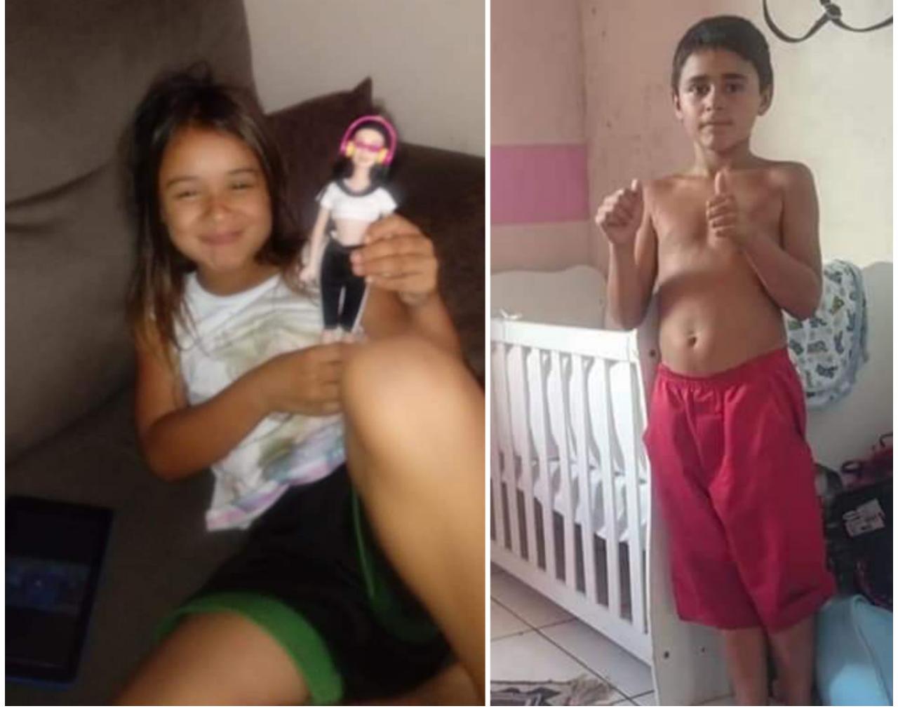 Menina de 8 anos e garoto de 10 anos, de Tubarão, estão desaparecidos