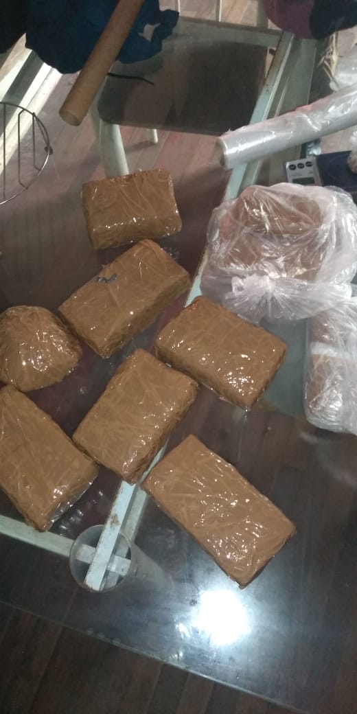 Ocorrência em andamento: Quase 5 quilos de maconha são apreendidos