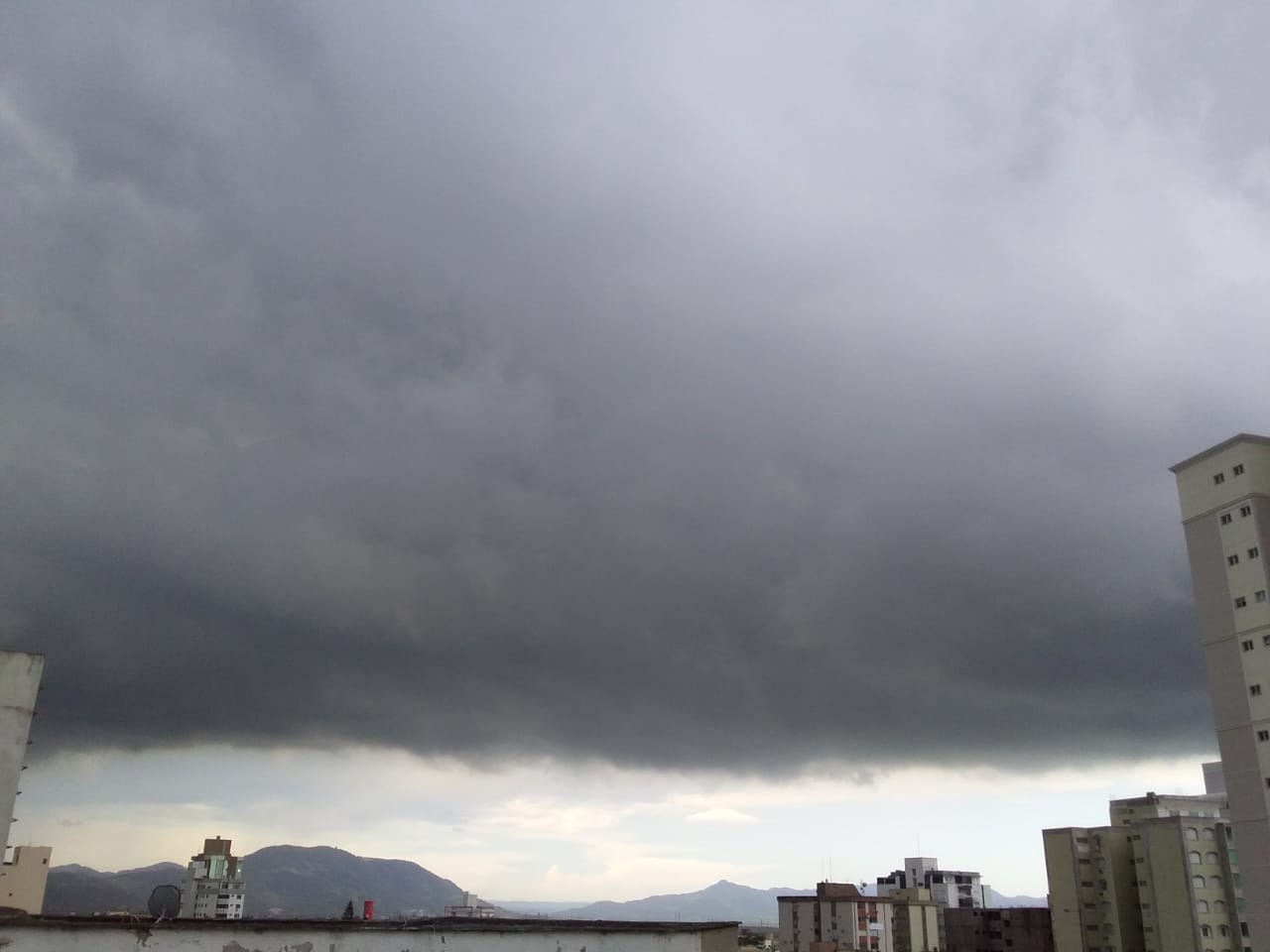 Atenção: alto risco de temporais localizados em SC