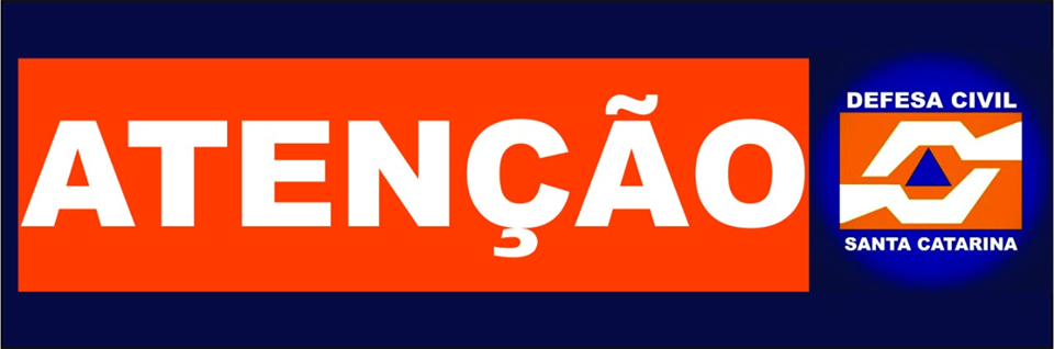 Defesa Civil emite alerta com risco de temporais para as próximas horas em SC