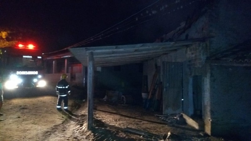 Prejuízos: Uma tonelada de fumo é queimada por incêndio em estufa