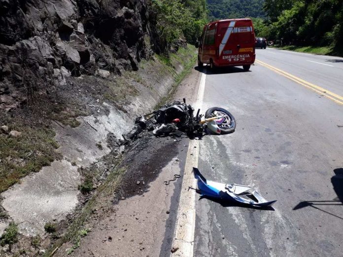 Motociclista de Nova Veneza morre em acidente na Rota do Sol