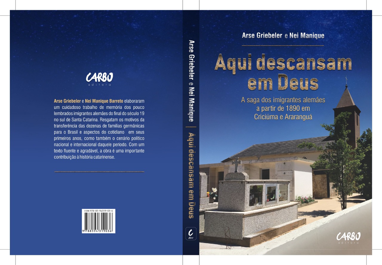 Jornalista lança livro sobre a saga dos imigrantes alemães no sul-catarinense