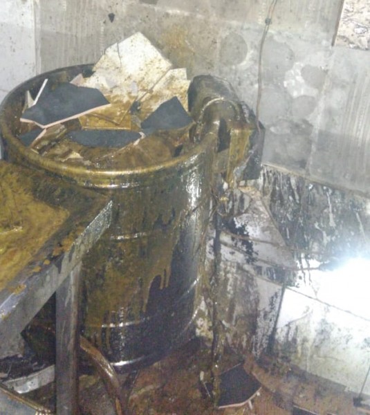 Padaria de mercado é atingida por incêndio em Tubarão