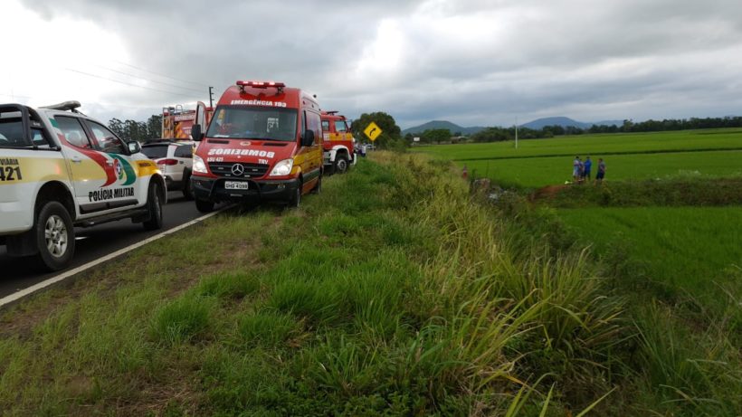 Meleiro: Motorista morre em acidente na SC-447