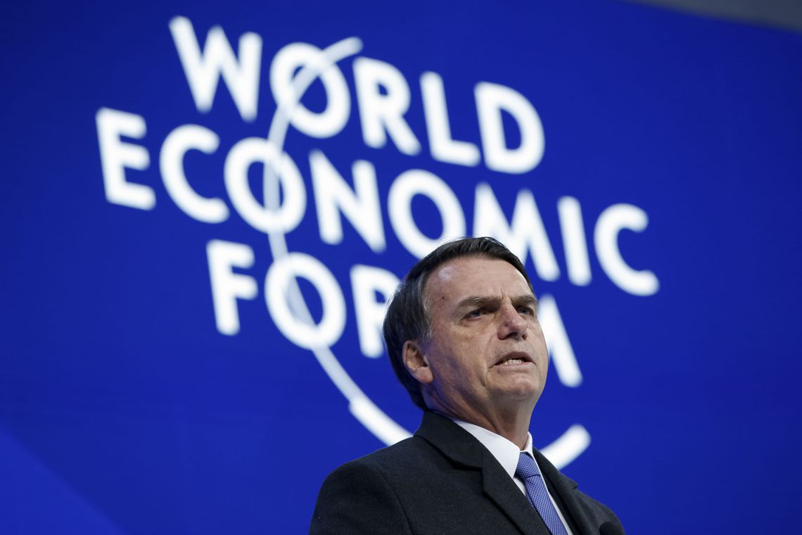 Economia, Venezuela e Battisti são temas de Bolsonaro em Davos