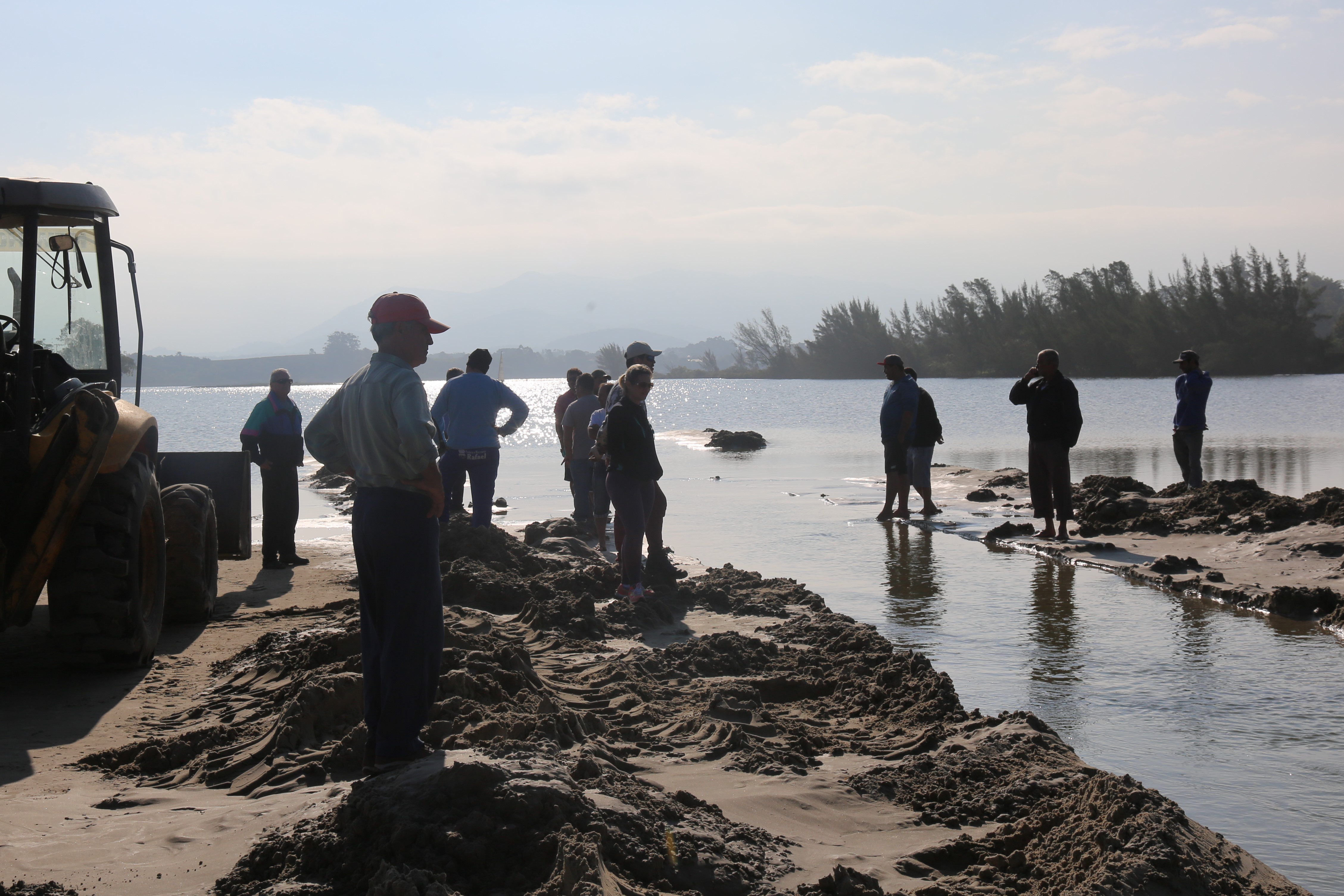 Canal da Barra de Ibiraquera em Imbituba: abertura depende do aumento no volume de água