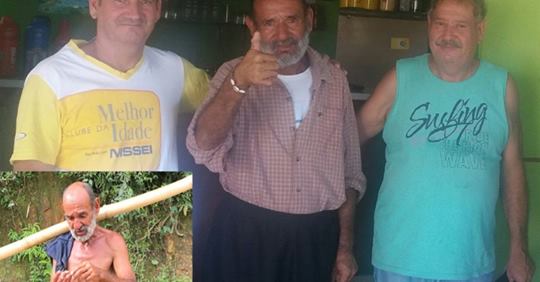 Homem que estava perdido reencontra família