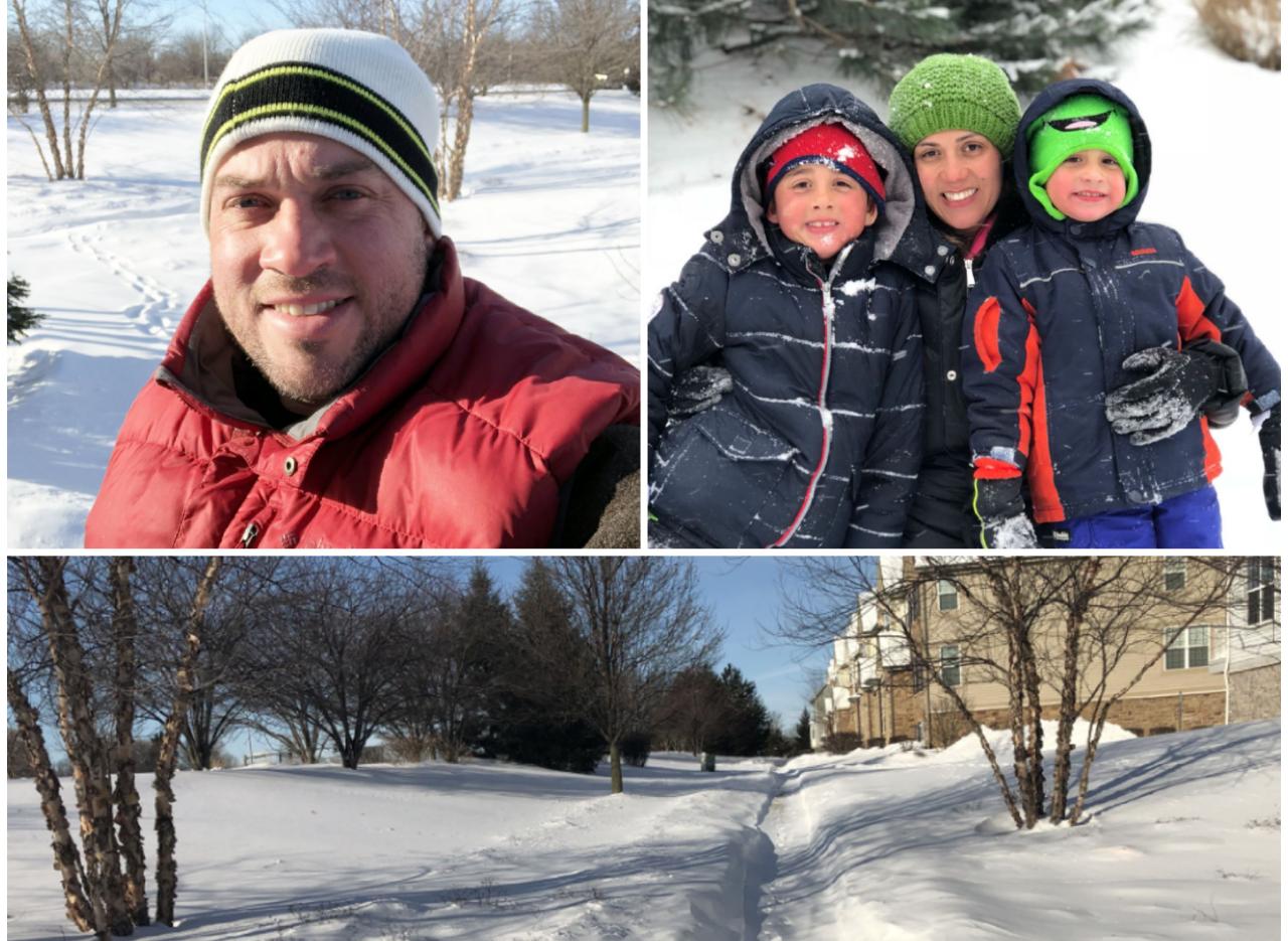 Tubaronense que mora nos Estados Unidos relata rotina com onda de frio extremo