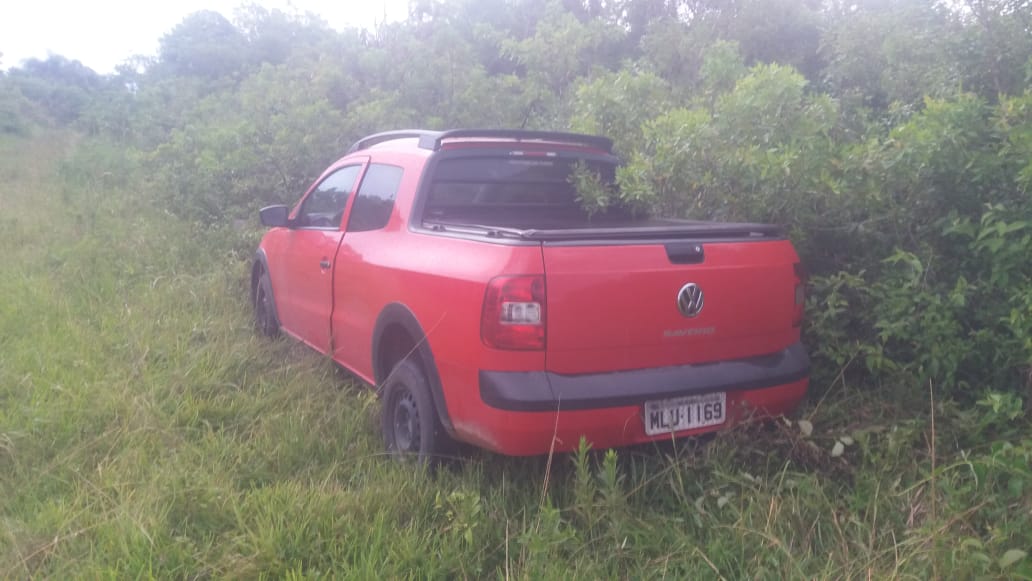 Veículo tomado em assalto é recuperado pela PM em Jaguaruna