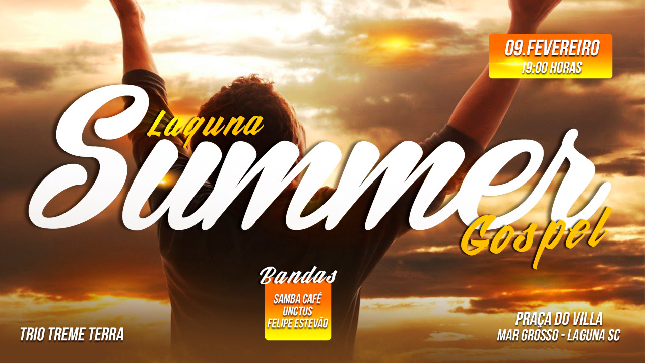 Laguna sediará mega show Gospel