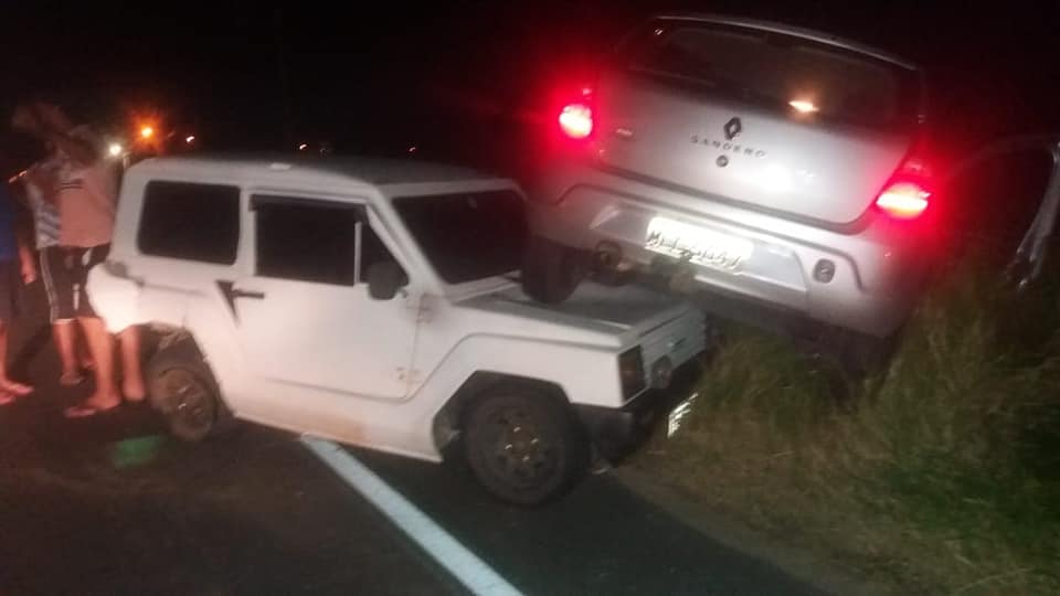 Colisão com saída de pista é registrada em Jaguaruna