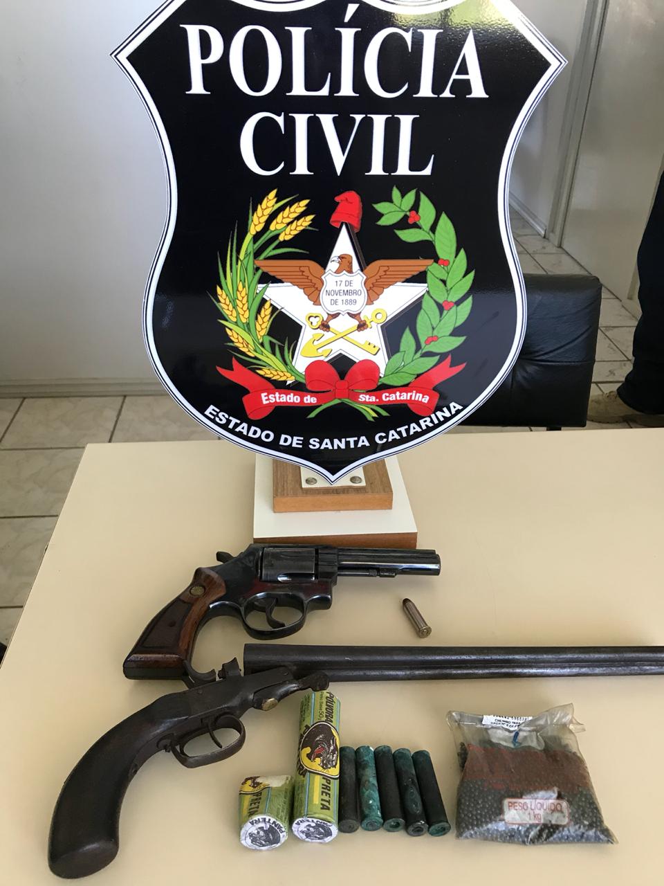 Operação da Polícia Civil resulta na apreensão de armas em São Martinho