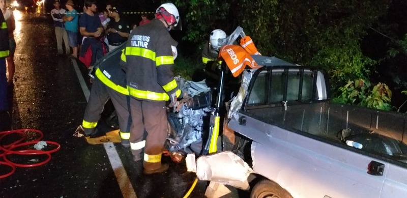 Em SC: Colisão frontal deixa um ferido grave