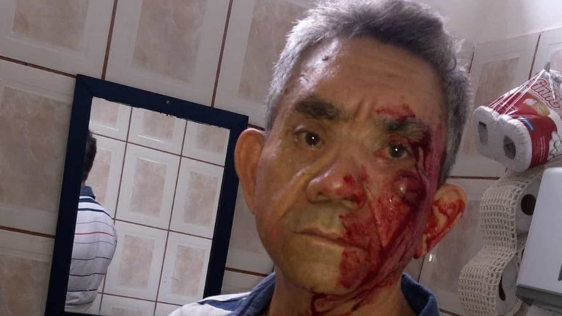 Professor idoso é agredido a socos dentro de sala de aula por aluno
