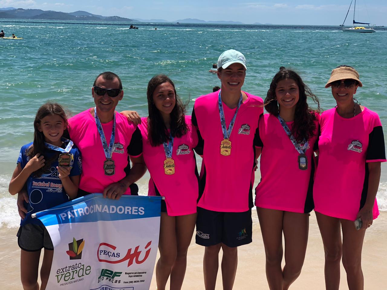 ATN conquista oito medalhas em travessia da capital