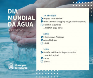 Funat divulga programação alusiva ao Dia Mundial da Água