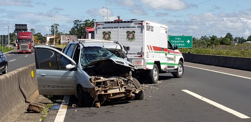 Motorista morre em acidente na BR-101 em Santa Rosa do Sul