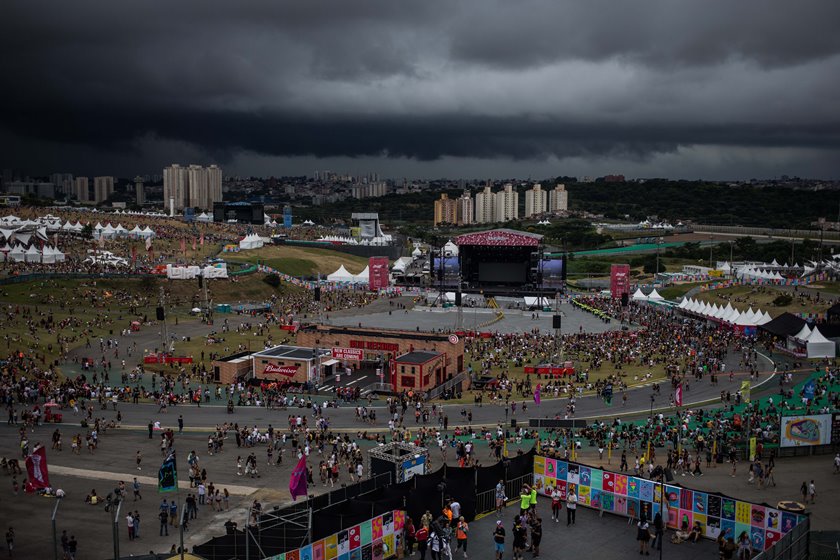 Shows do Lollapalooza são retomados após evacuação