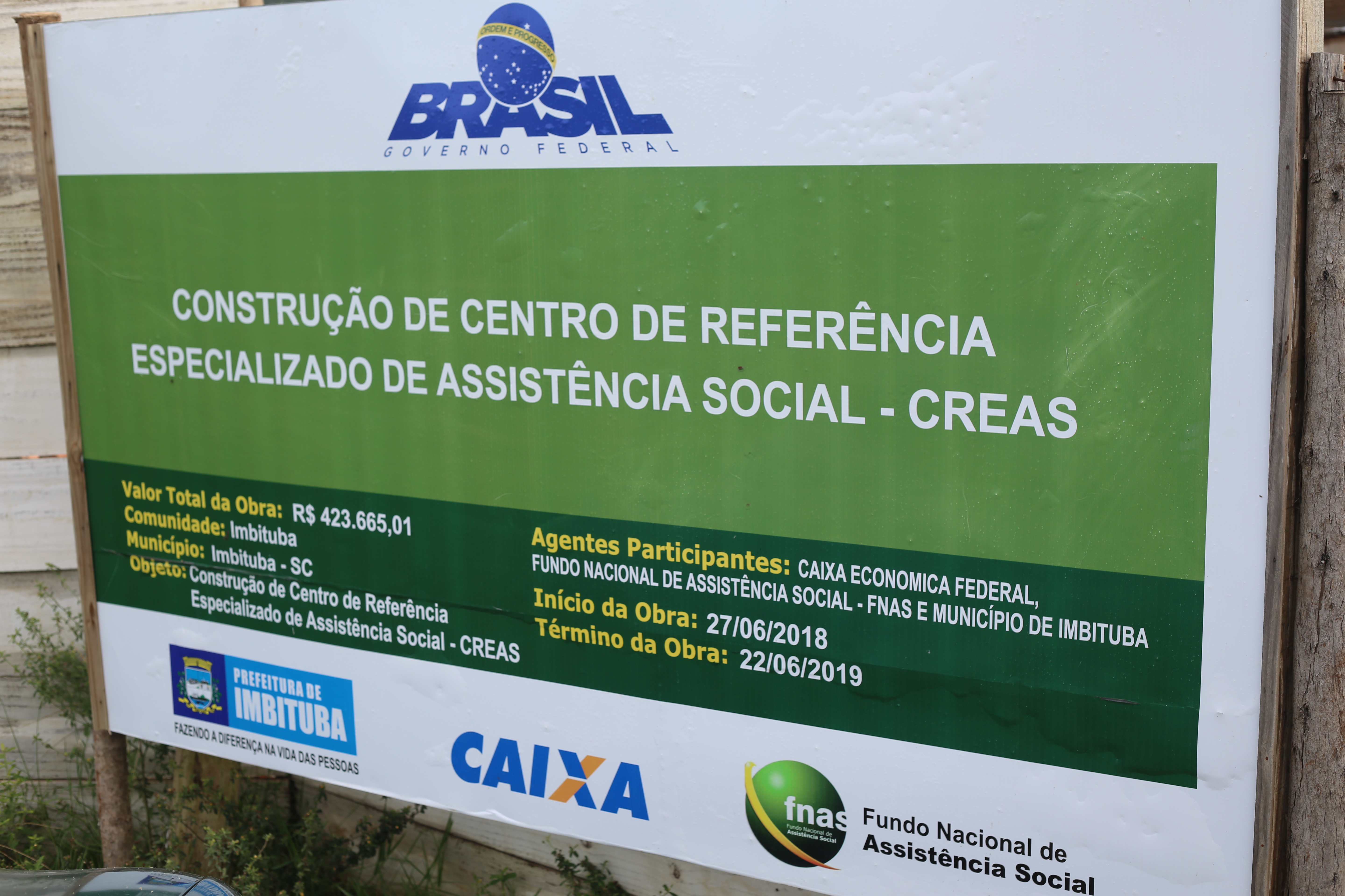 Imbituba: sede própria do CREAS deverá ser entregue em junho