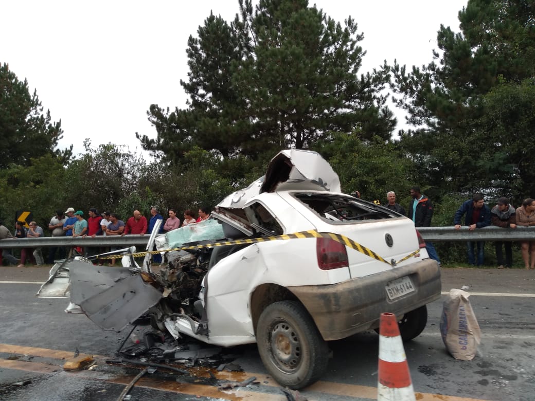 Suspeito de feminicídio morre em acidente na Serra Catarinense