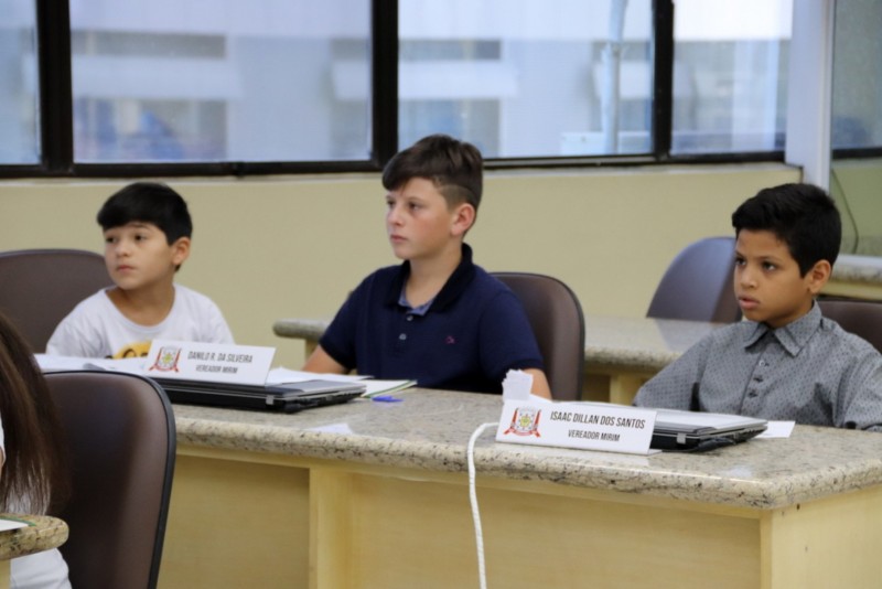 Sete requerimentos são aprovados no Legislativo Mirim de Criciúma