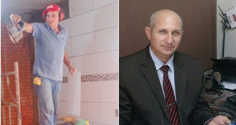 ‘Nunca desisti do meu sonho’, diz pedreiro formado em Direito no prédio que ajudou a construir