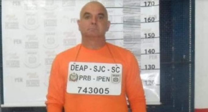 João Pizzolatti já está no Presídio Regional de Blumenau