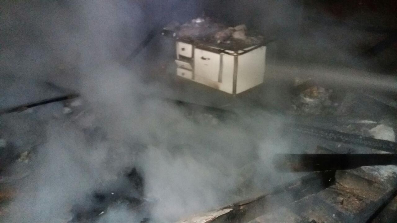 Rancho é atingido por incêndio em Braço do Norte