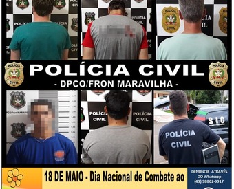 Este ano cinco já foram presos por exploração sexual infantil no oeste de SC