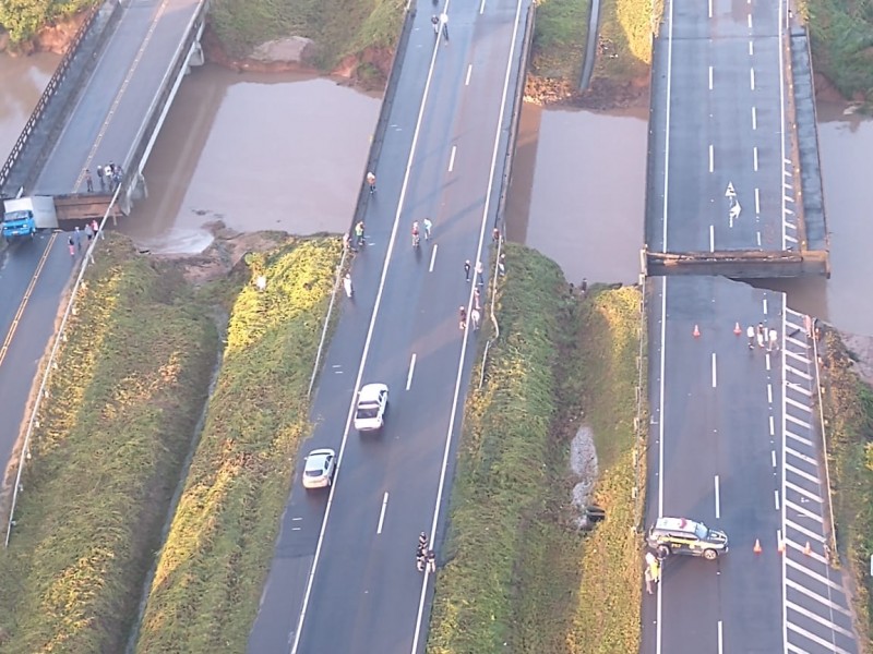 Liberação da pista no sentido sul está prevista para segunda-feira (27) em Sangão