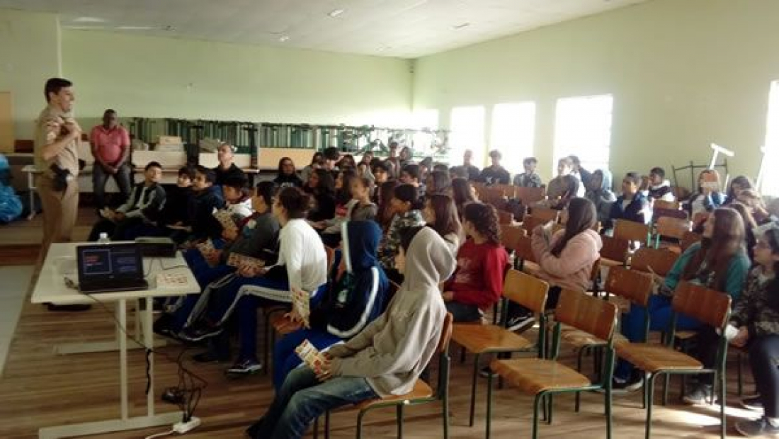 PM de Laguna promove palestras sobre segurança residencial