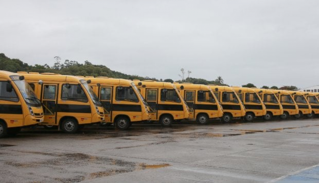 Municípios do Sul são beneficiados com novos ônibus escolares