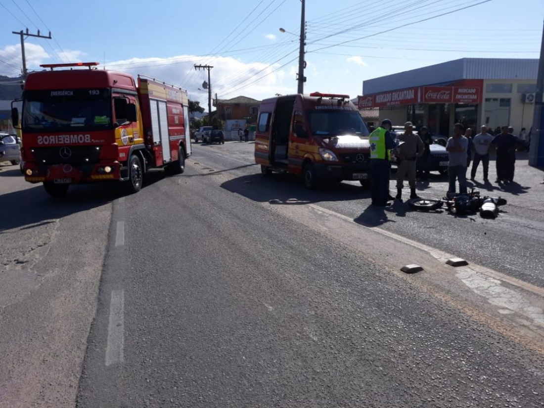 Vítima de grave acidente tem perna amputada em Garopaba